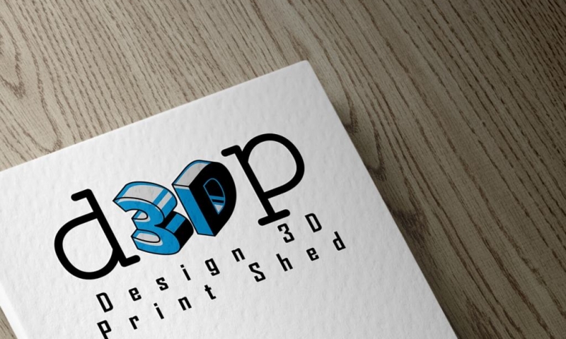 D3D Logo White