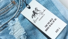 L and B Jeans Tag