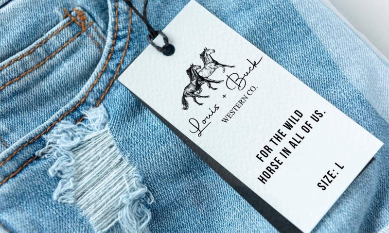 L and B Jeans Tag