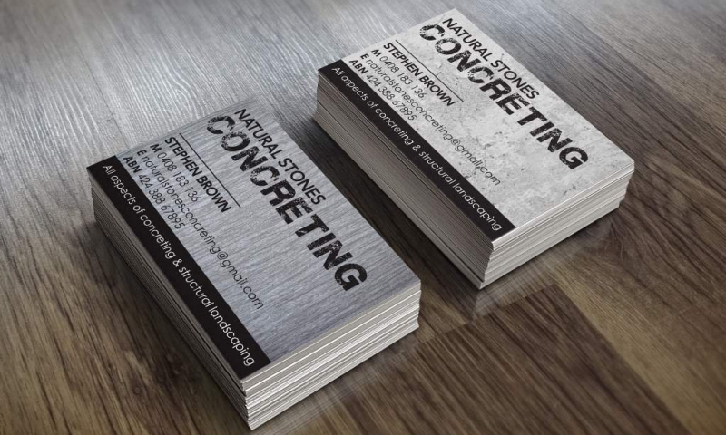 NS Concreteing Business Card