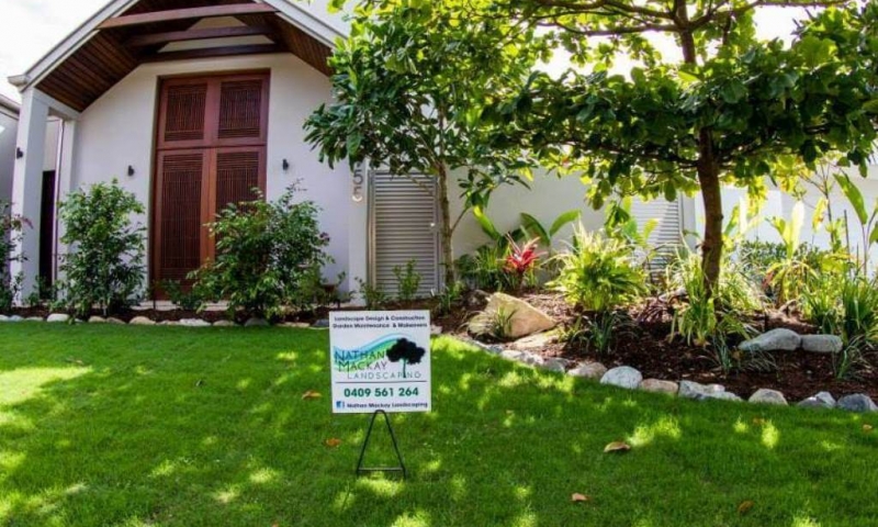 Nathan M Landscaping Sign