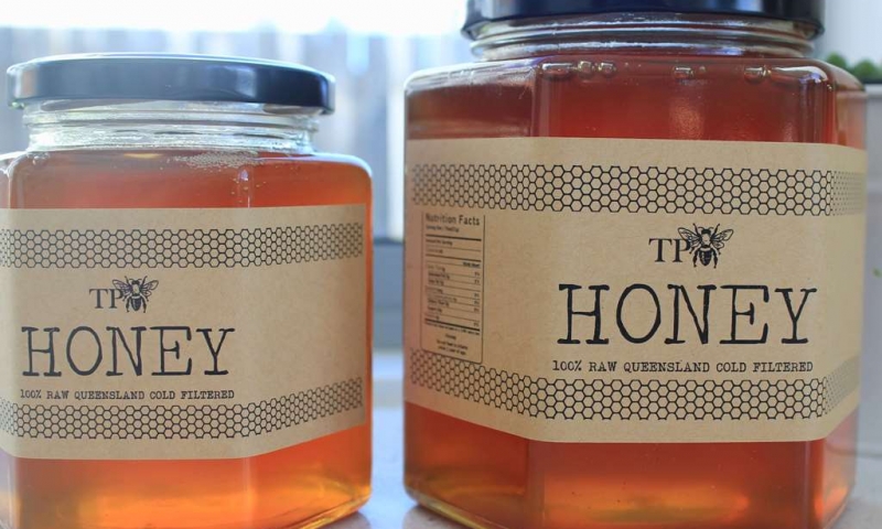 TP Bees Honey Jar Label 1