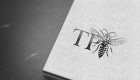 TP Bees Letterpress Logo 2